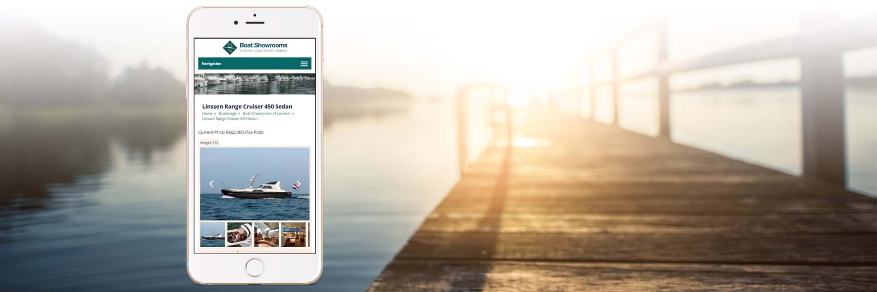 Boat Showrooms Responsive Web Design